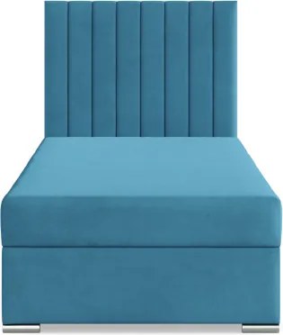 Čalúnená posteľ AGEN Velvet 90×200 cm modrá