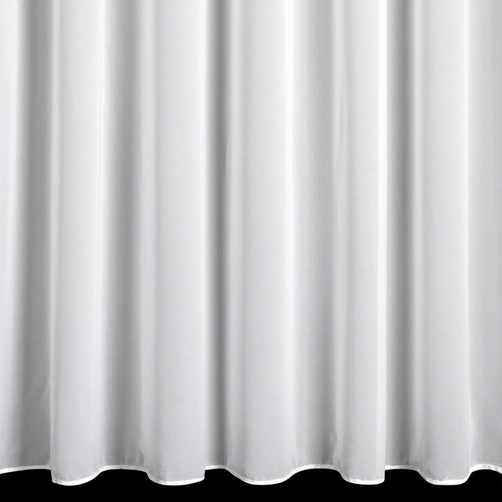 ZÁCLONA NA KRÚŽKOCH DEBRA 300X250 CM BIELA