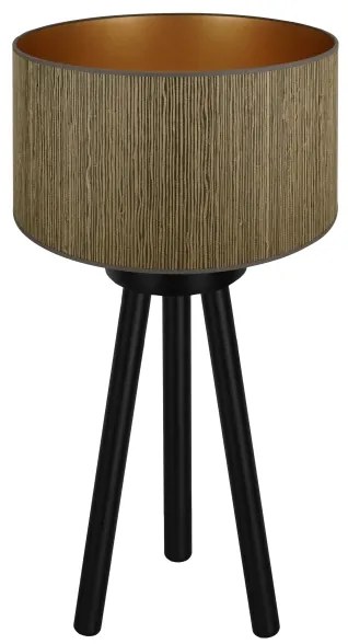 Brilagi - Stolná lampa BOSTON ROLLER 1xE27/15W/230V hnedá/zlatá