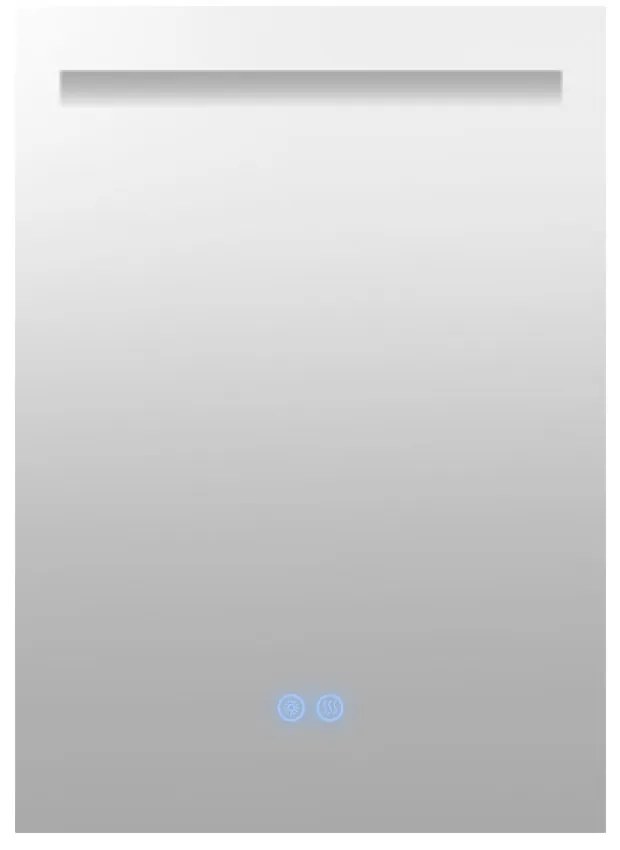 Mereo Mereo, Zrkadlo 50x70 cm s osvetlením, MER-CN156