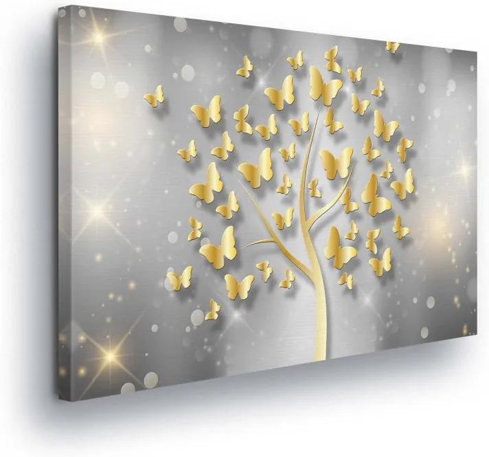 GLIX Obraz na plátne - The Golden Tree 100x75 cm