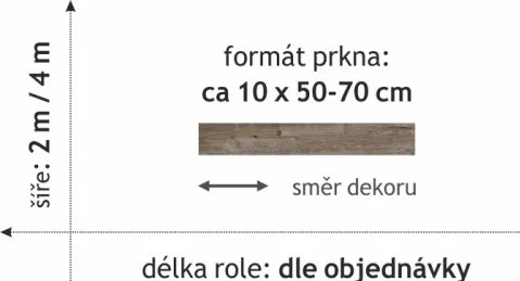 PVC podlaha - lino Master X Premium 3803, na mieru, šíře 4m, hnedá, pvc, chodba / predsieň, Beaulieu International Group