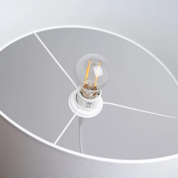 Sollux SL.1404 - Luster na lanku NOVA 1xE27/15W/230V pr. 40 cm biela