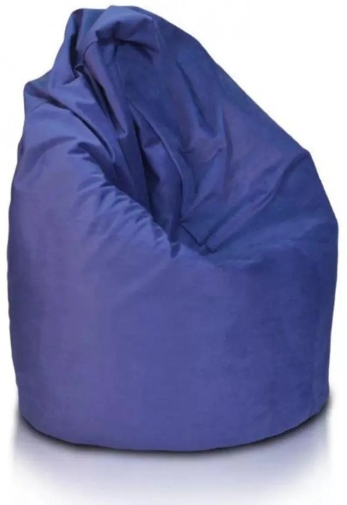 Sedací vak Amore – extra mäkký vak z plyšu pre maximálne pohodlie Farba: A15 - modrá