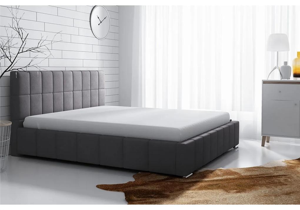 Čalúnená posteľ s úložným priestorom Mikael (140x200) (Rico 23). Vlastná spoľahlivá doprava až k Vám domov. 1058863