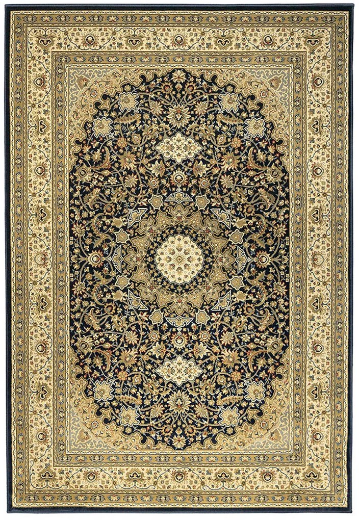 Koberce Breno Kusový koberec KENDRA 711/DZ2B, modrá, viacfarebná,133 x 190 cm