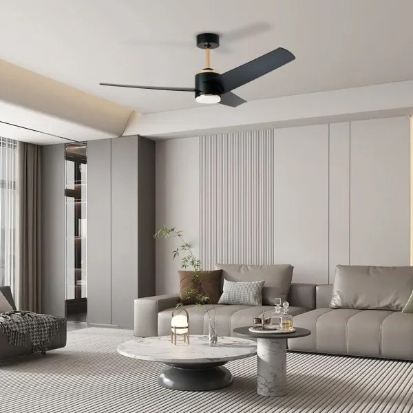 Immax NEO 07280L -LED Stm. str. ventilátor BEAUTY 18W/230V čierna Wi-Fi Tuya + DO