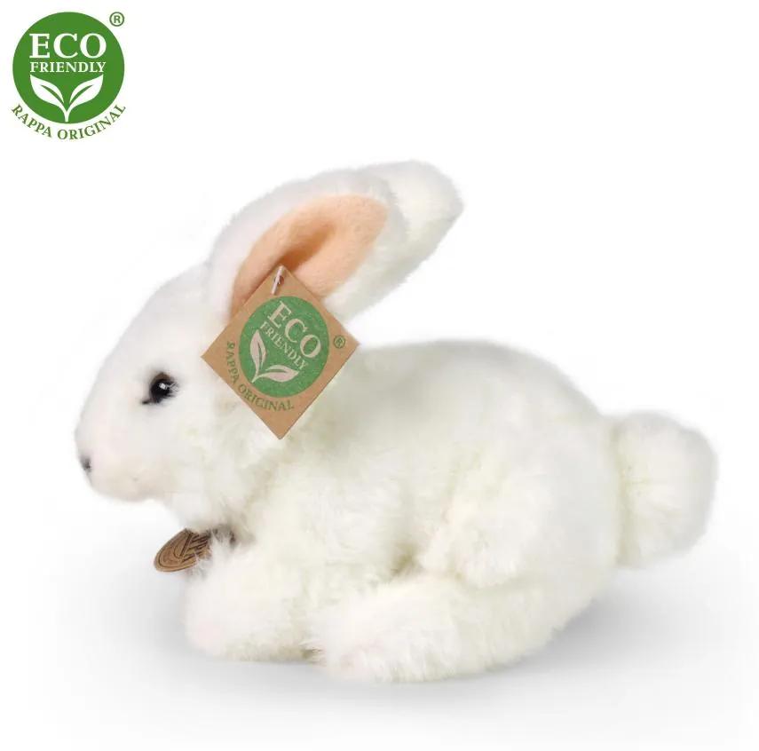 Plyšový králik biely 18 cm ECO-FRIENDLY