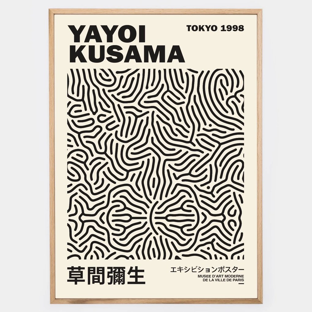 Plagát Tokyo Black | Yayoi Kusama