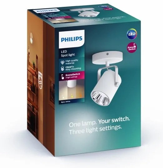 Philips 50661/31/P0 - LED Bodové svietidlo BYRE LED/4,3W/230V 2200/2500/2700K