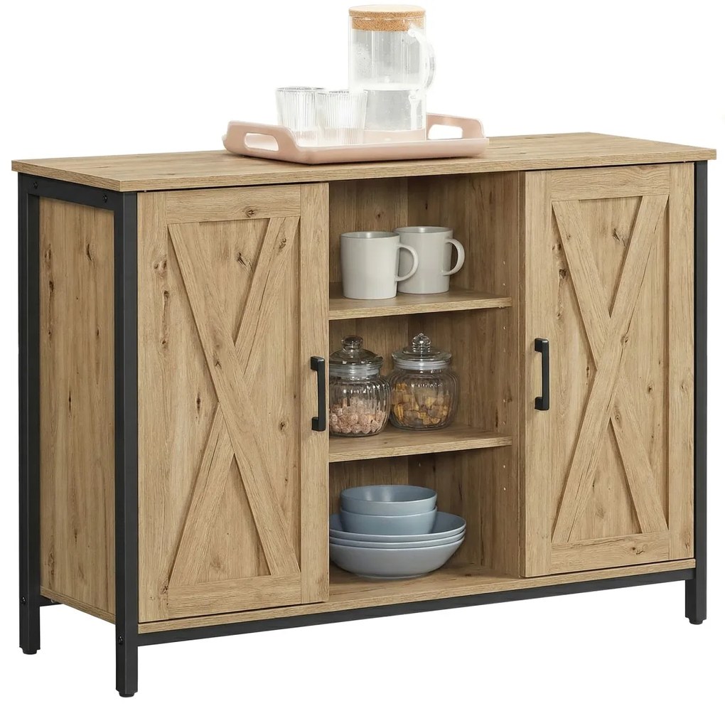 Komoda TAYLOR ARTISAN s otvorenými policami, 100x70cm