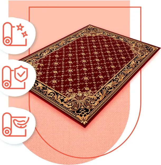 Koberec Agnella Optimal Felis bordový