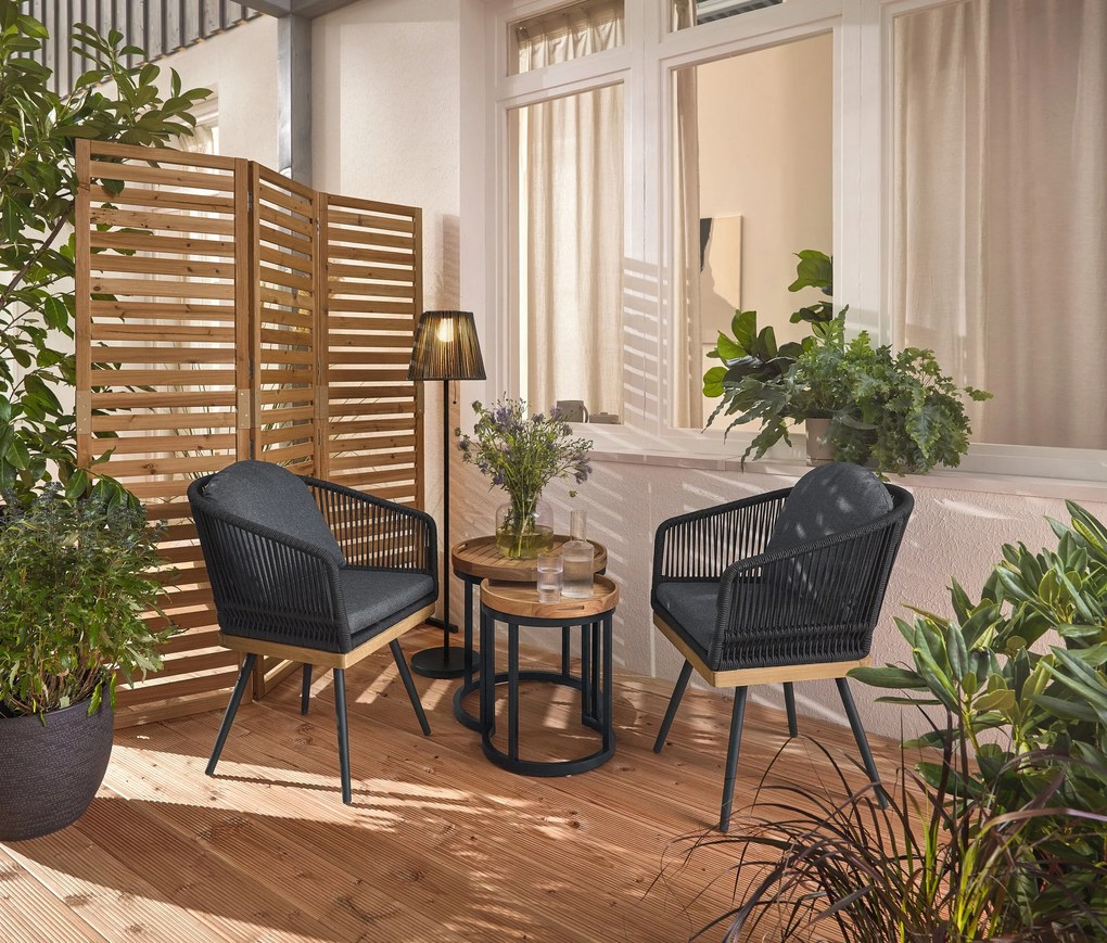 Akumulátorová solárna stojaca lampa, textilná páska