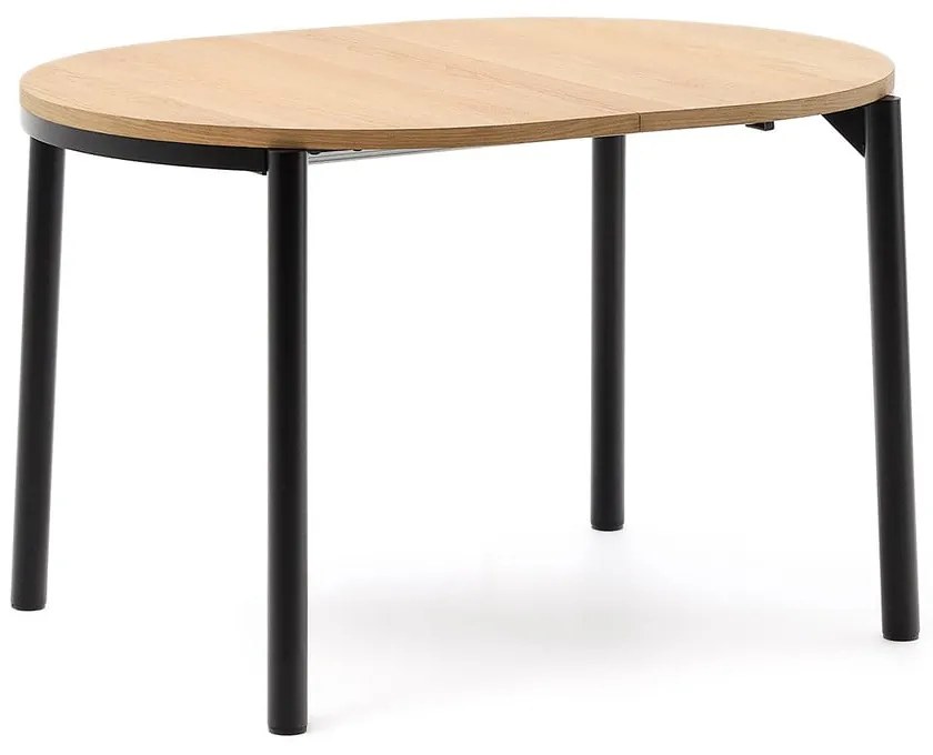 Rozkladací jedálenský stôl s doskou v dubovom dekore v prírodnej farbe 90x120 cm Montuiri – Kave Home