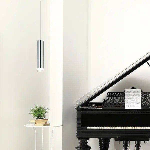 Luster na lanku ARMIN 1xGU10/10W/230V lesklý chróm