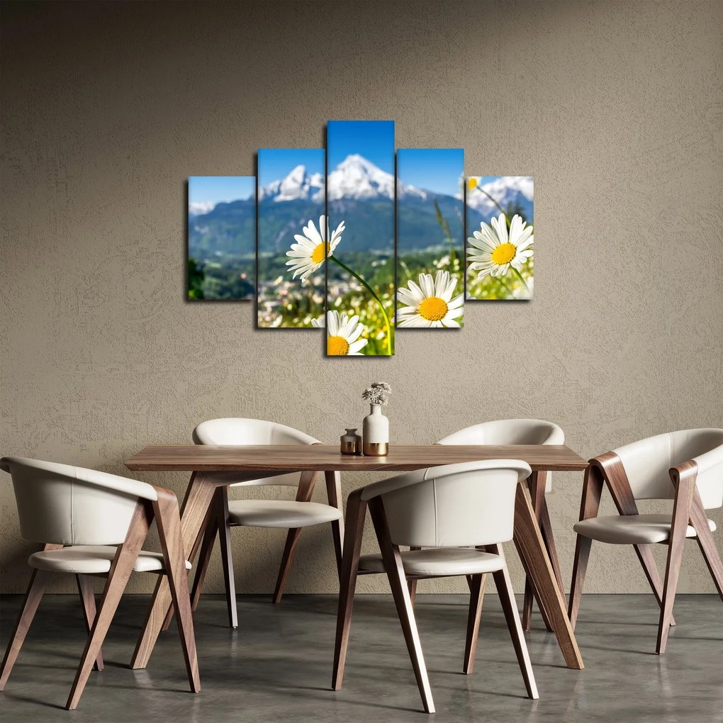 Obraz - Jar v Alpách (150x105 cm)