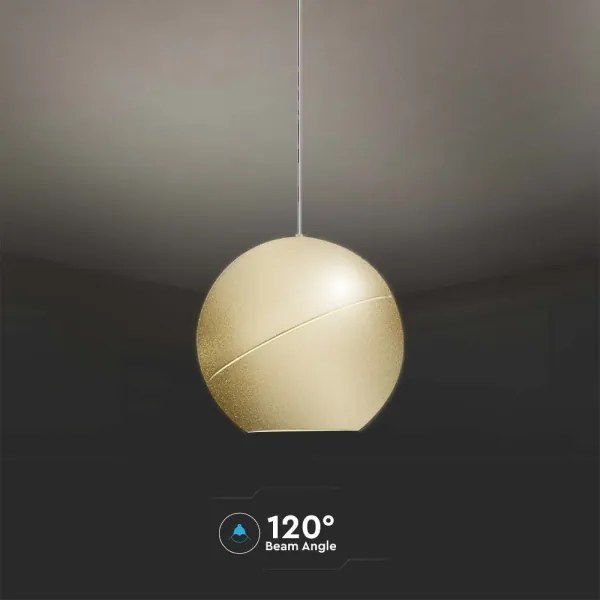 LED Luster na lanku LED/8,5W/230V 3000K šedá