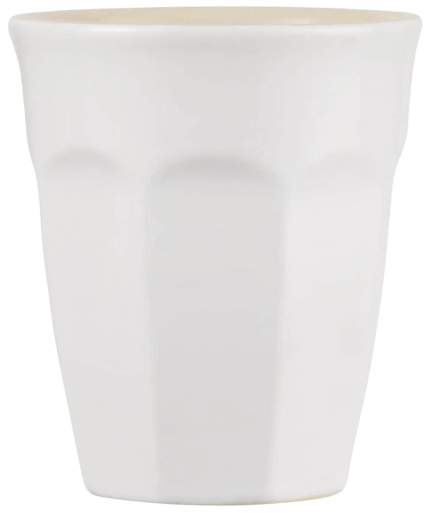 Ib Laursen Latte hrnček Mynte Pure White 250 ml