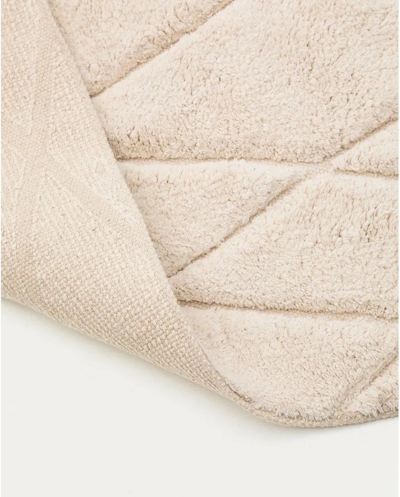 Béžová kúpeľňová predložka 50x70 cm Nyana – Kave Home