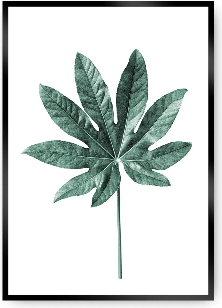 Plagát Leaf Emerald Green