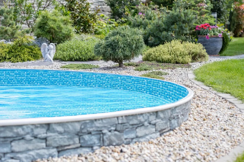 Mozaiková bazénová vložka pre bazén 5,5 m x 3,7 m x 1,2 m