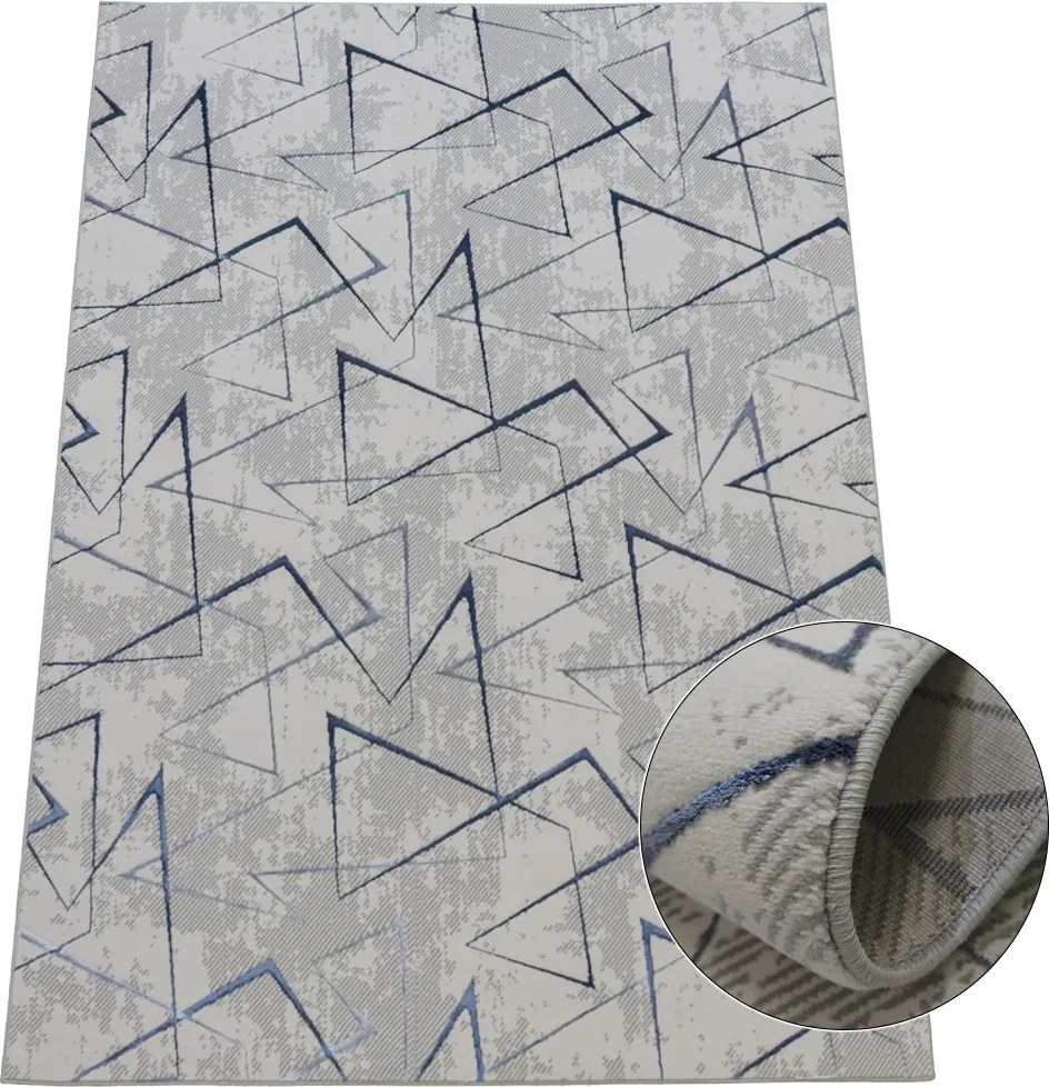 BE Koberec Esprit 3608 NAVY – námornícky modrý obdĺžnikový Rozmer: 280x370 cm