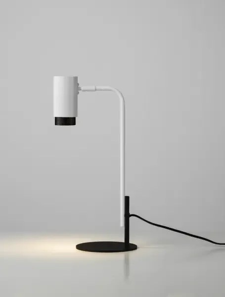 Dizajnová stolová lampa Nessi Biela