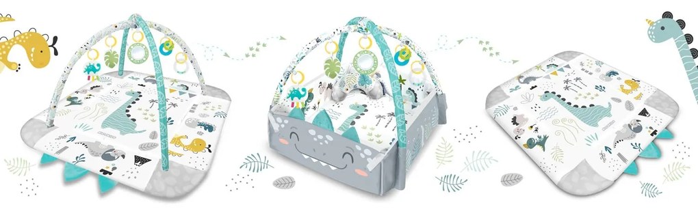 Interaktívna vzdelávacia podložka 110 x 100 cm Nessi Ricokids