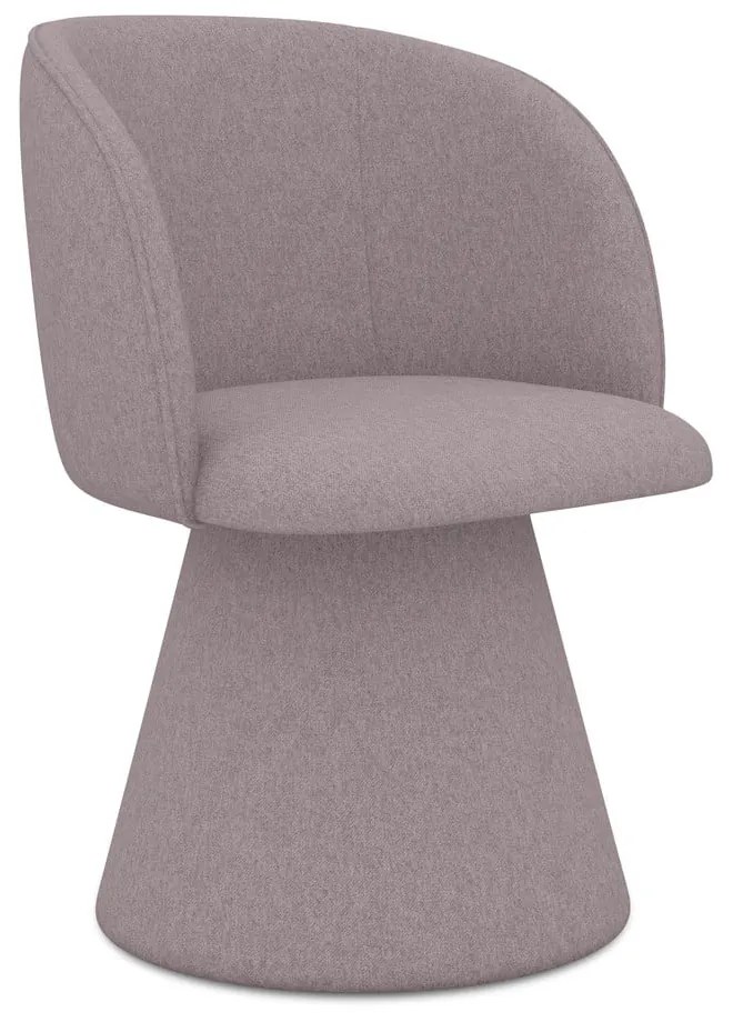 Čalúnené jedálenské kreslo v levanduľovej farbe Maia – Makamii