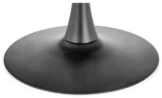 Jedálenský stôl CARMELO 75x100 cm čierna/hnedá