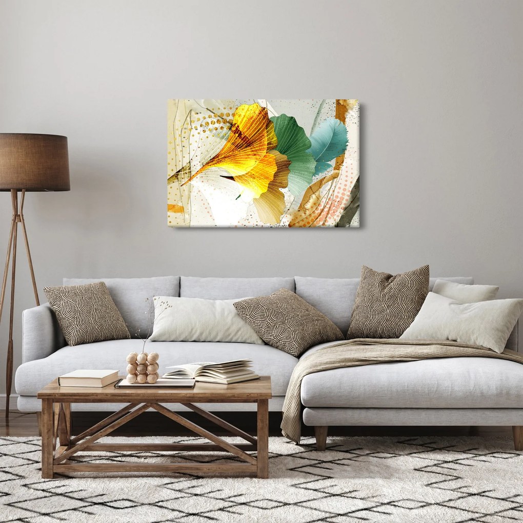 Obraz - Listy (90x60 cm)
