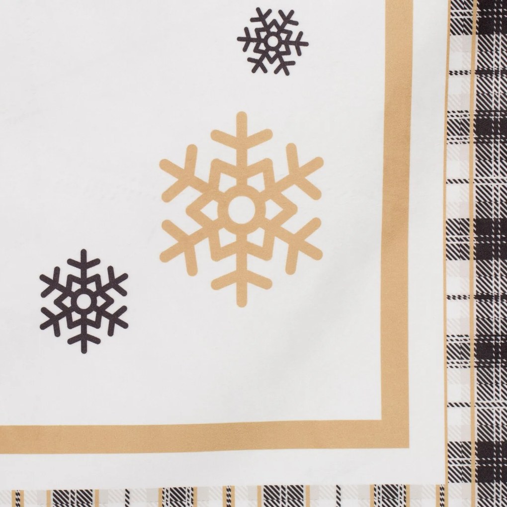 VIANOČNÝ OBRUS ANGEL 85X85 CM VZOROVANÝ