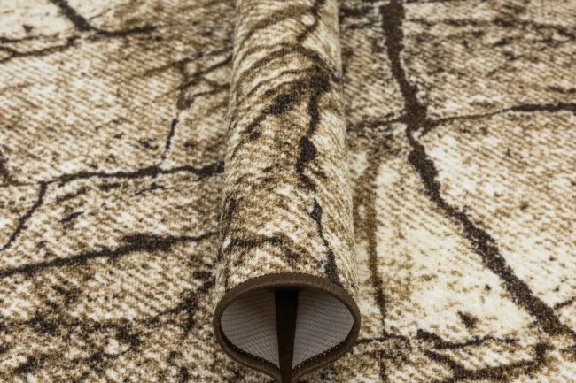 Protišmykový behúň Grain 17 hnedý / béžový