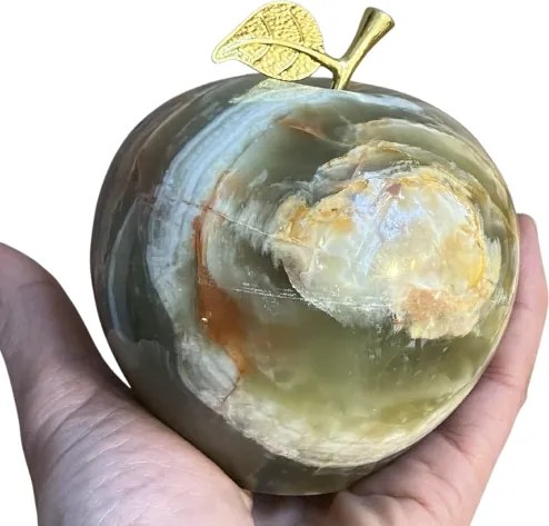 Stmievateľná lampa LED CUBE APPLE GREEN ONYX 10*25