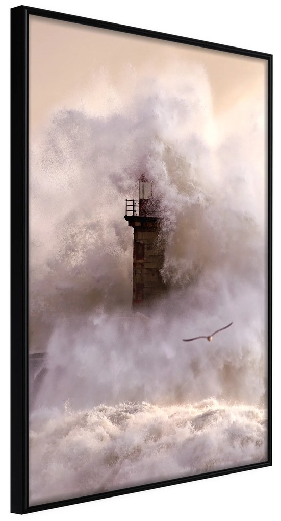 Artgeist Plagát - Storm [Poster] Veľkosť: 20x30, Verzia: Zlatý rám