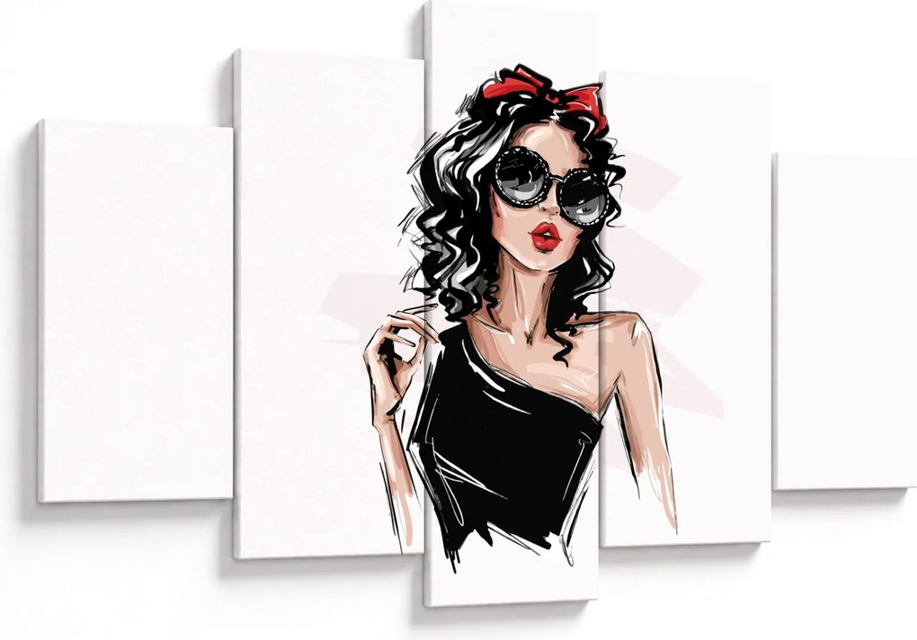 Obraz - Fashion woman (150x105 cm)