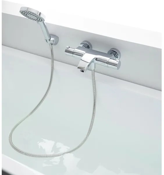 Ravak X070046 - Termostatická vaňová batéria TERMO lesklý chróm