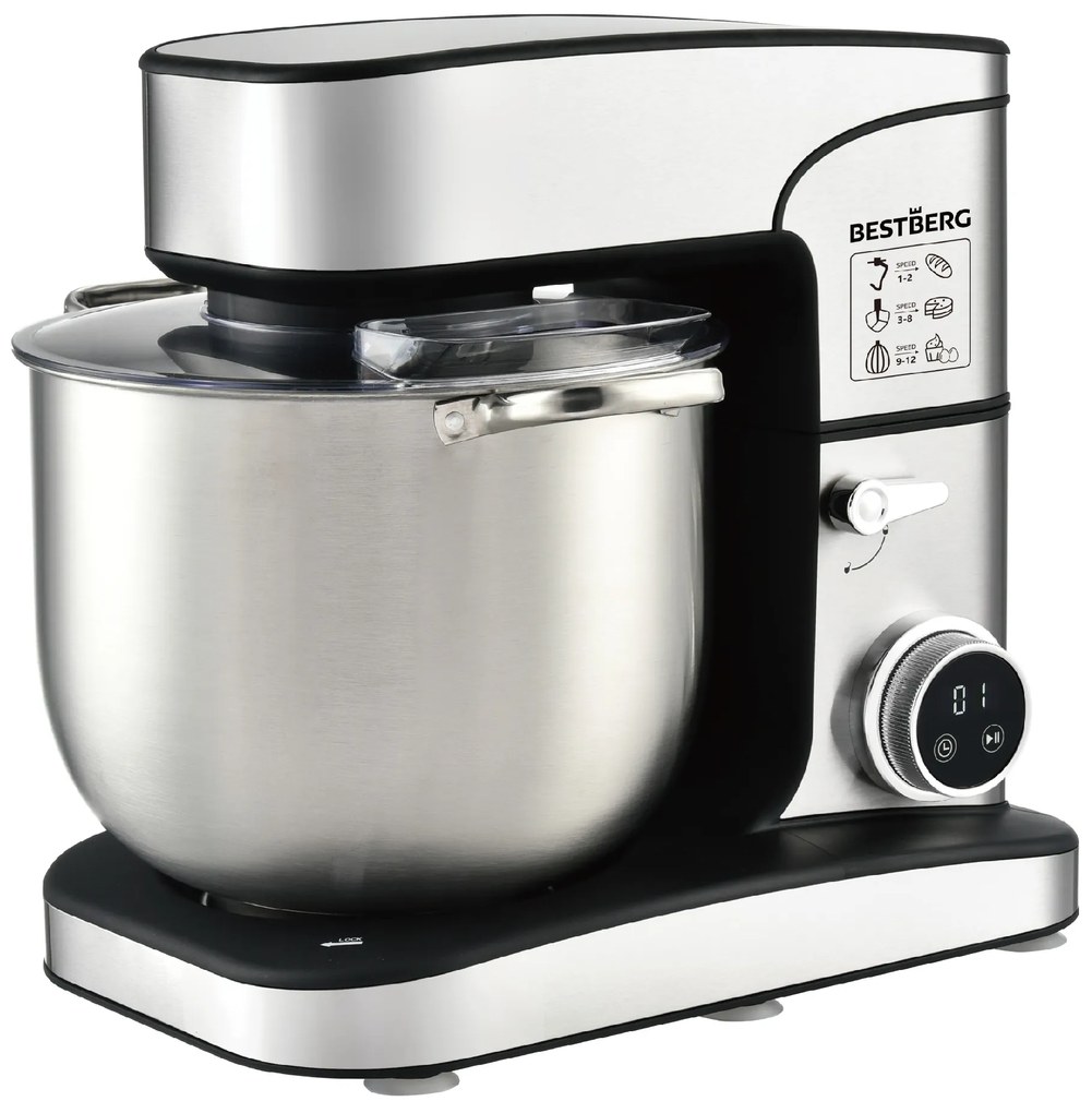 Profesionálny kuchynský robot BestBerg BBR-P3500S / 3500 W / 16 l / 12 rýchlostí