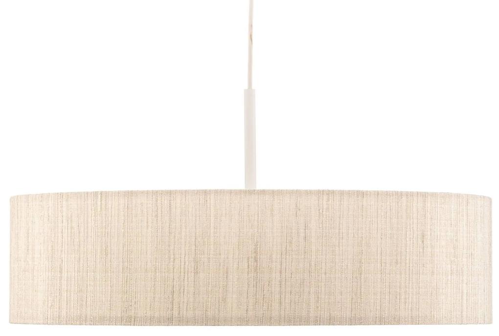 Závesná lampa Turda, Ø 50 cm, biela