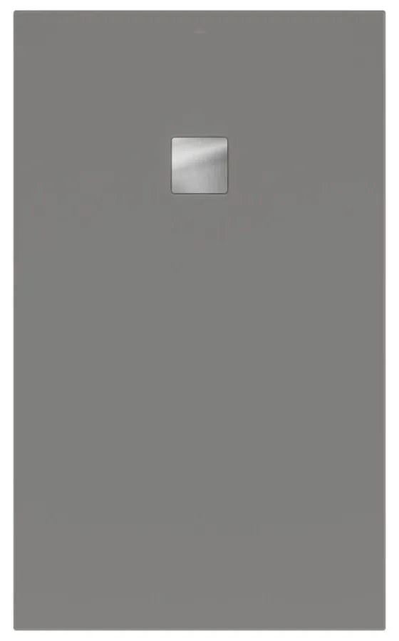 VILLEROY &amp; BOCH Planeo obdĺžniková sprchová vanička akrylátová, s technológiou RockLite, štandardný model, protišmyk (B), 1500 x 900 x 48 mm, Grey, UDA1590PLA2V-3S