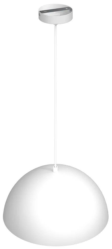 Závesné svietidlo Beta, 1x zlaté/biele kovové tienidlo, (fi 35cm), w