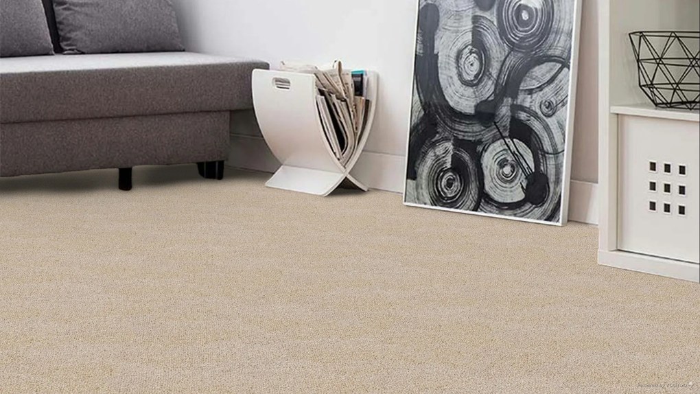 Balta, Koberec metráž Efekt AB 6100, na mieru, šíře 4m, béžová, ab (mriežka), chodba / predsieň