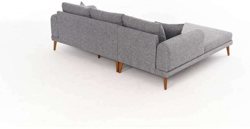 Rohová sedačka Sorenella (L) (sivá). Akcia -18%. Vlastná spoľahlivá doprava až k Vám domov. 1101786