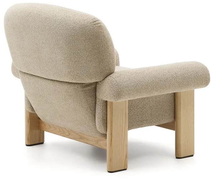 Béžové ženilkové kreslo Nema – Kave Home