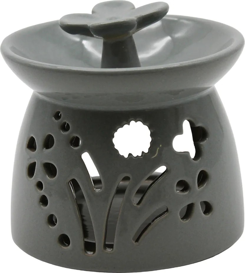 ARÔME Aromalampa Kvet, 8 cm Farba: Šedá