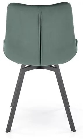 OTOČNÁ JEDÁLENSKÁ STOLIČKA TIARA TMAVO ZELENÁ