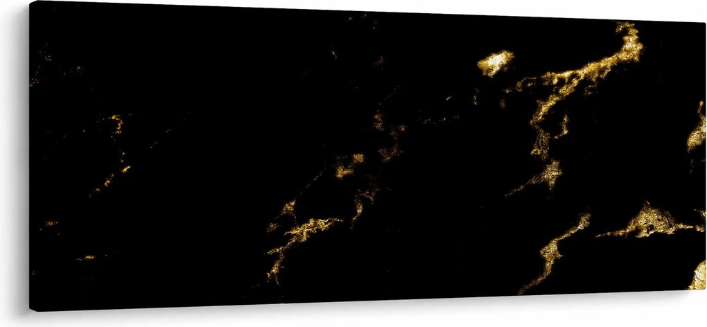 Obraz - Zlaý dekor (120x50 cm)
