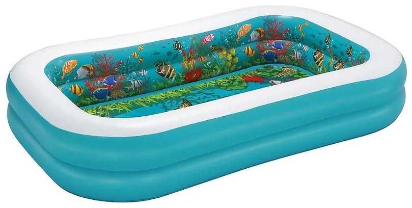 Nafukovací bazén 3D podmorský svet 262x175x51 cm  54177