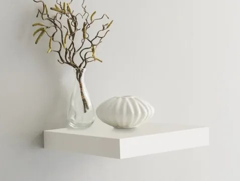 Polica na stenu Shelvy 23,5 cm, biela%