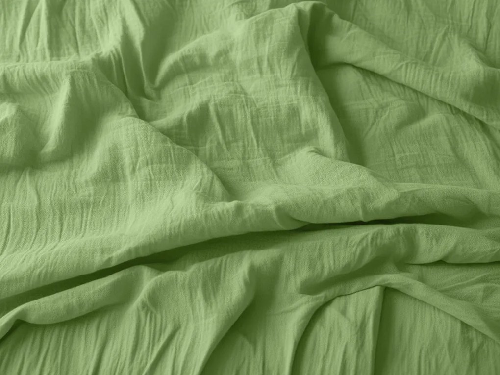 Mušelínové obliečky MUSSARI svetlozelené Rozmer obliečok: 70 x 90 cm | 140 x 200 cm